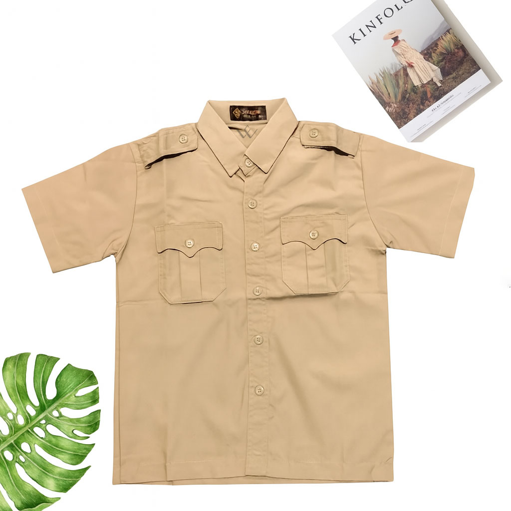 Baju Pramuka pendek SD/SMP/SMA Kantong atas