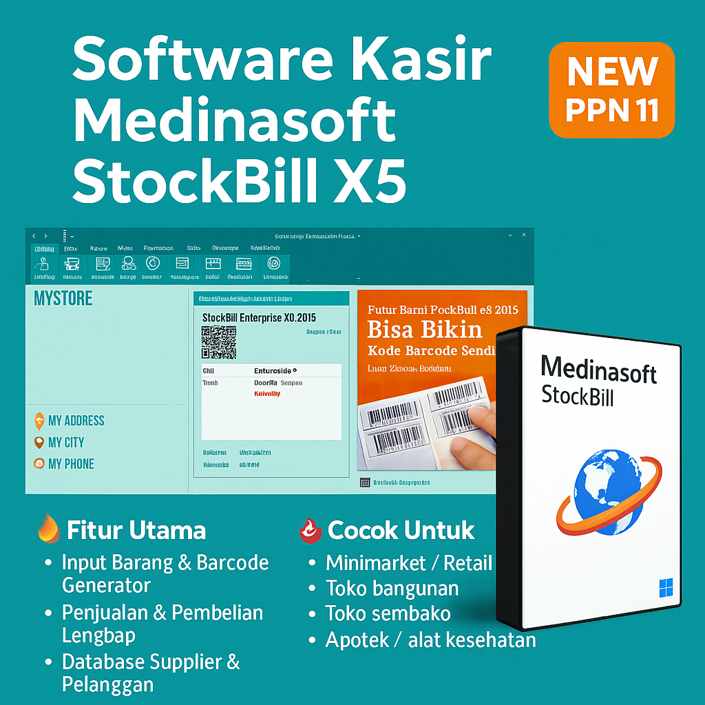 APLIKASI KASIR MEDINASOFT X5